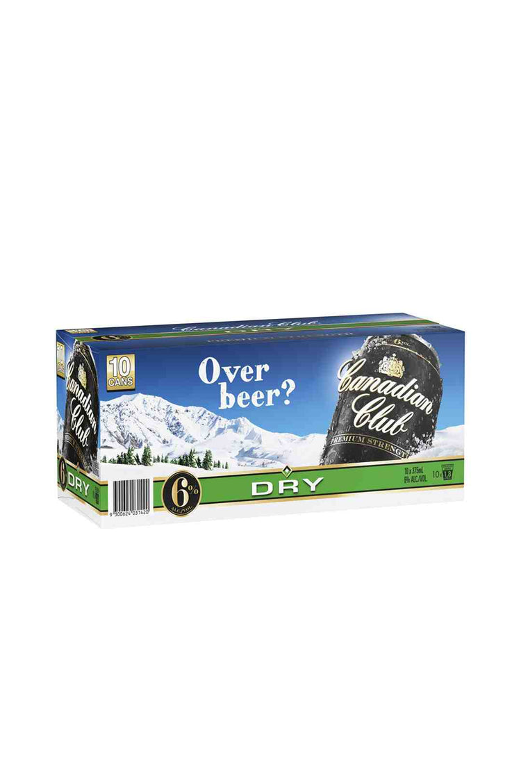Canadian Club & Dry 6% Premium 10 Pack 375ml