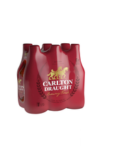 Carlton Draught Bottles 4.6% 6pack 375ml