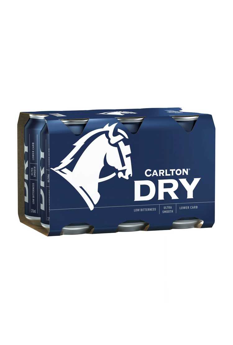 Carlton Dry Cans 4.5% 6pack 375ml