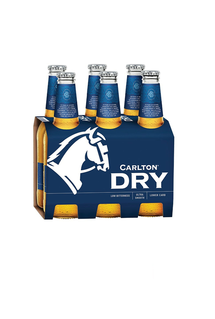Carlton Dry Bottles 4.5% 6pack 330ml