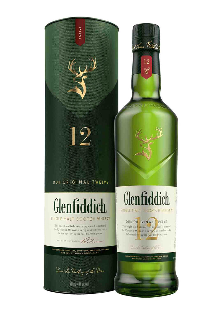 Glenfiddich Single Malt 12yo Scotch Whisky 40% 700ml