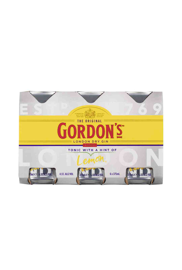 Gordons Gin & Tonic 4.5% Cans 6 Pack 375mL