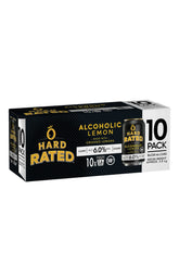 Hard Rated Lemon 6% 330mL Cans 10 Pack