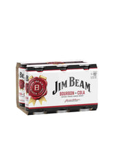 Jim Beam Bourbon & Cola 4.8% 6 Pack Cans 375ml