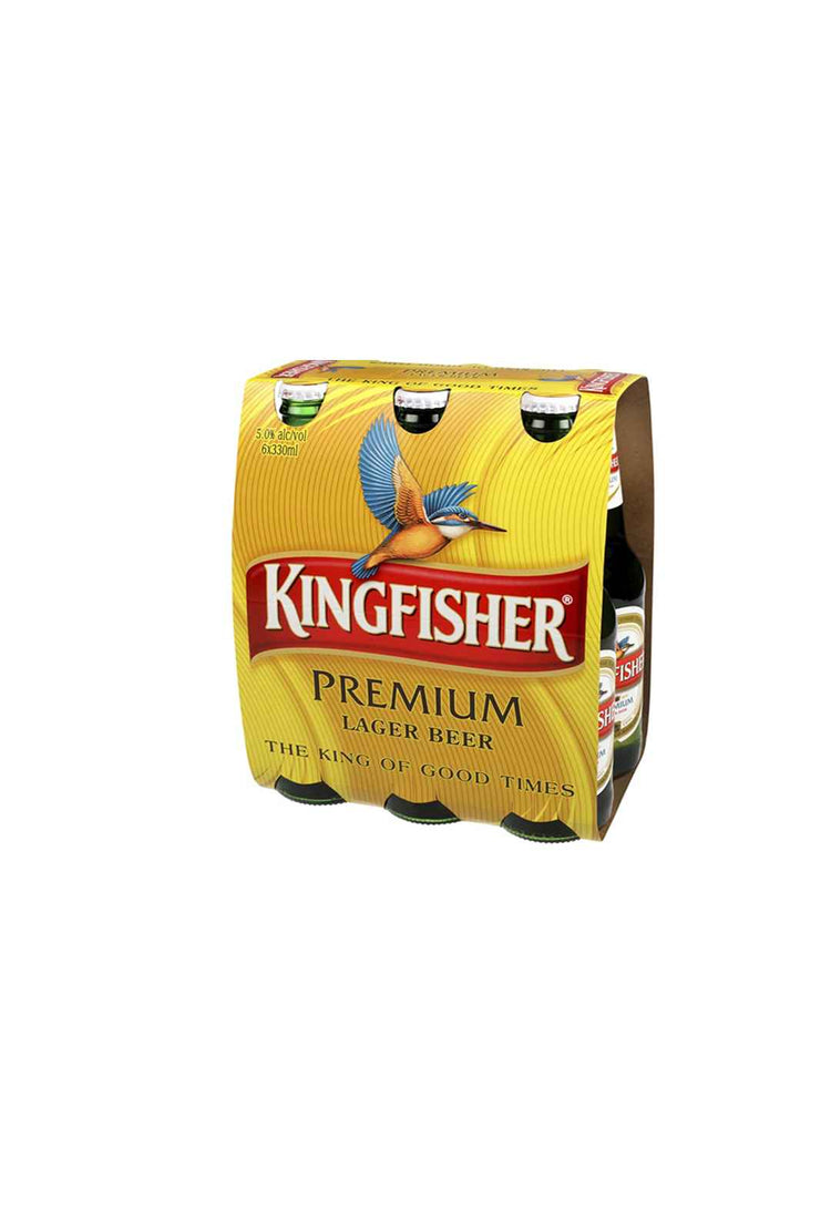 Kingfisher Premium Lager Bottle 5.0% 6pack 330ml