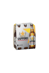 Sapporo Premium Lager Bottle 5.0% 6pack 355mL