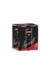 Smirnoff Ice Double Black Guarana 4 Pack 6.5% 250ml Cans