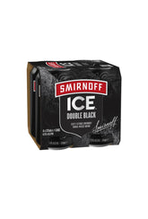Smirnoff Ice Double Black 4 Pack 6.5% 375mL Cans