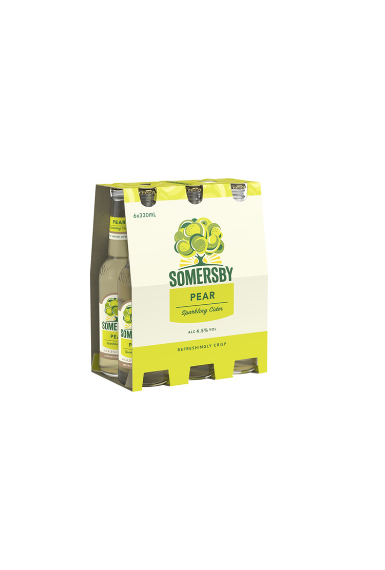 Somersby Pear Cider Bottles 4.5% 6pack 330ml