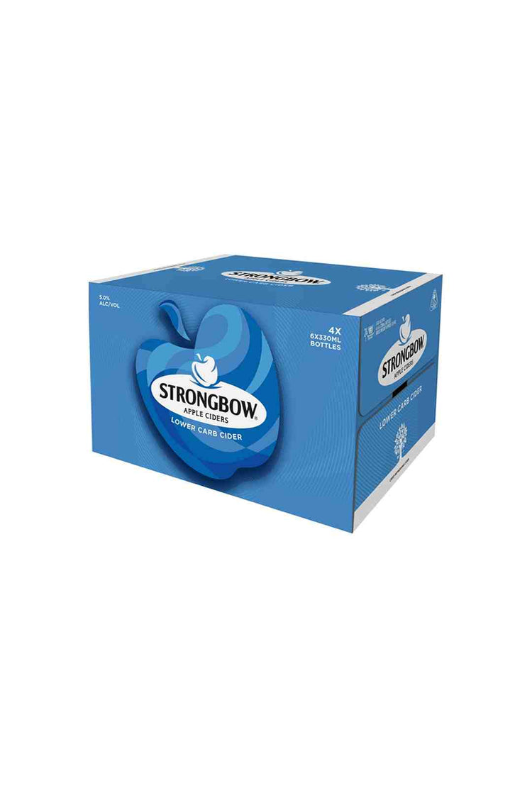 Strongbow Lower Carb Cider Bottles 5.0% 24pack 330mL