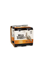 Wild Turkey & Cola Original 4.8% 4 pack Cans 375ml