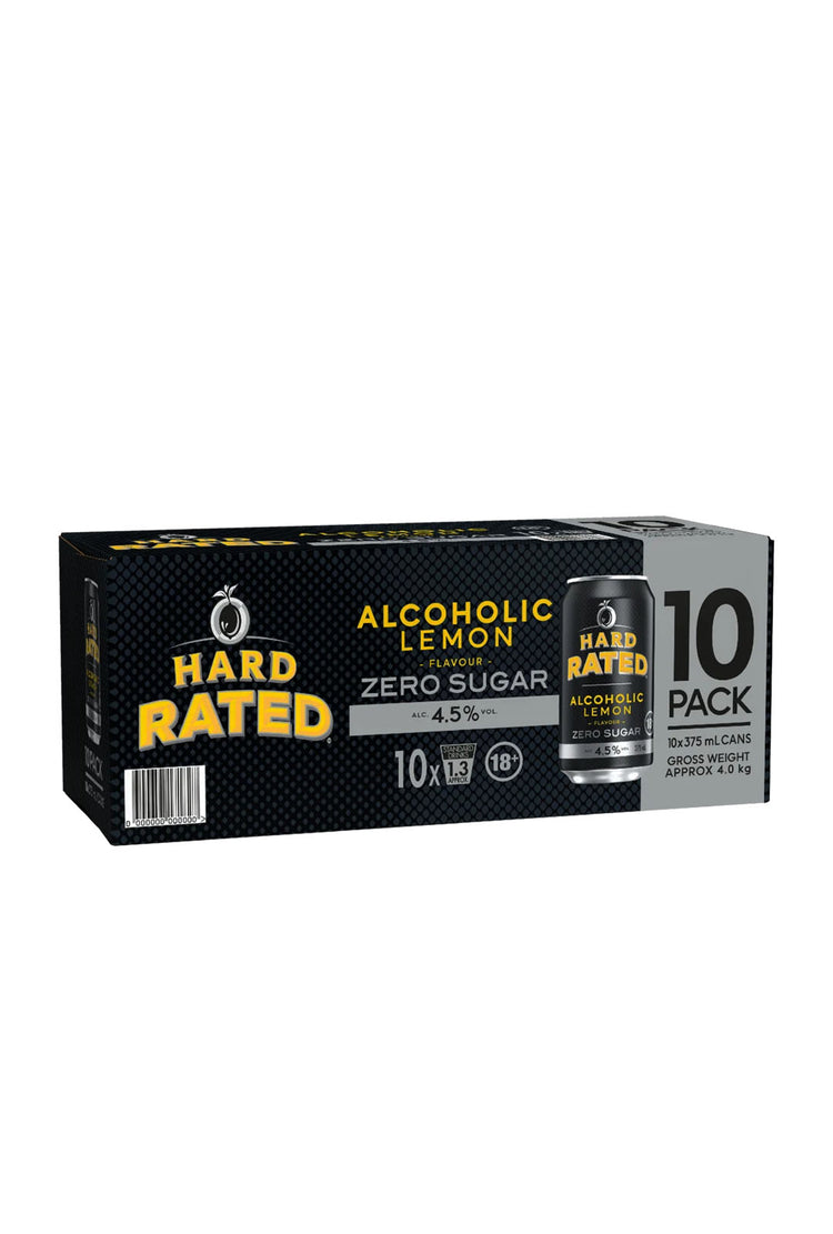 Hard Rated No Sugar Cans 375mL 10 Pack