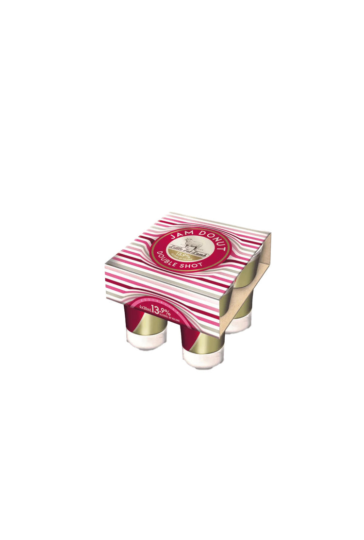 Little Fat Lamb Jam Donut Double Shot 4 Pack 30mL
