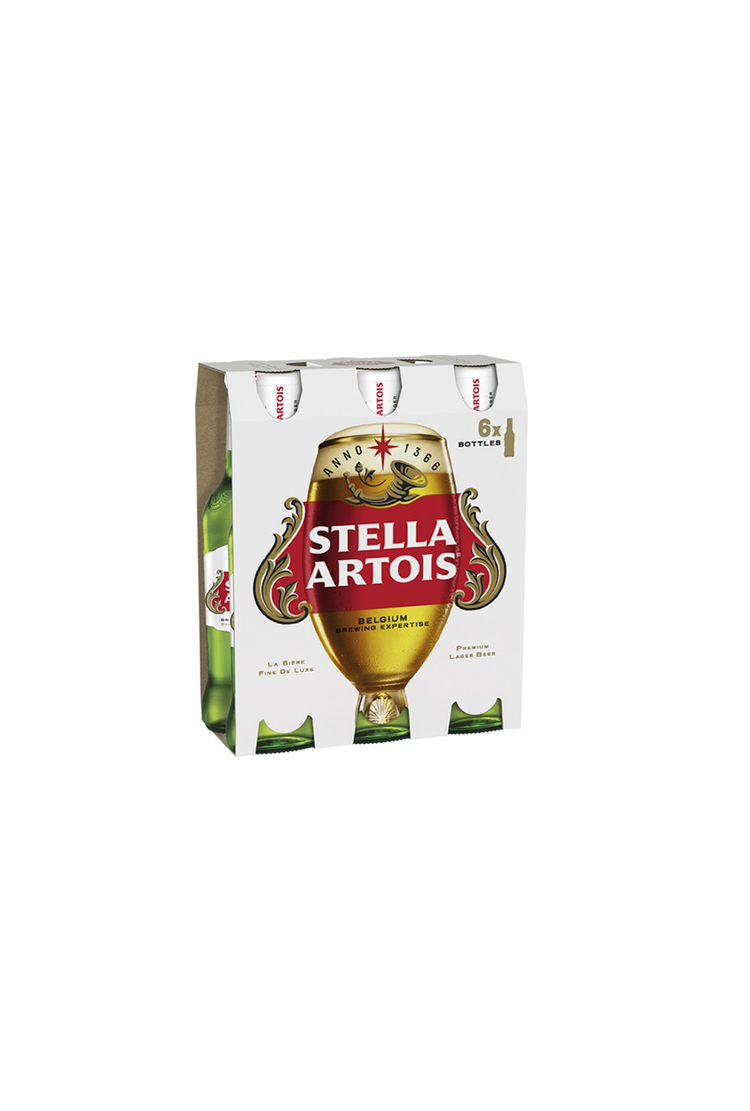 Stella Artois Bottles 4.8% 6pack 330ml