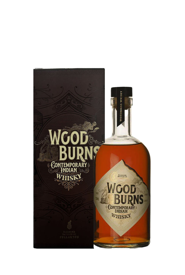 WoodBurns Contemporary Indian Whisky 750mL